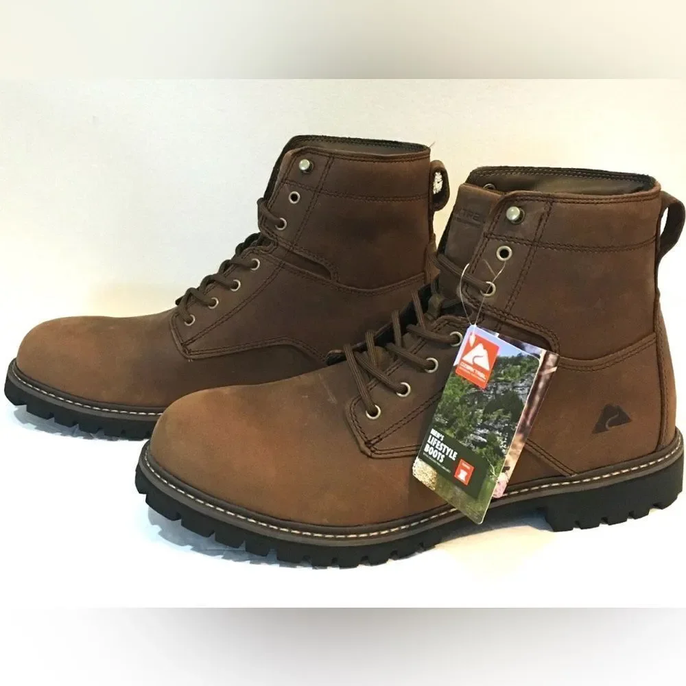 OZARK TRAIL MEN'S Size 13 Boots RANGE CLEAN TOE MOUNTAIN HIKING & HUNTING NIB